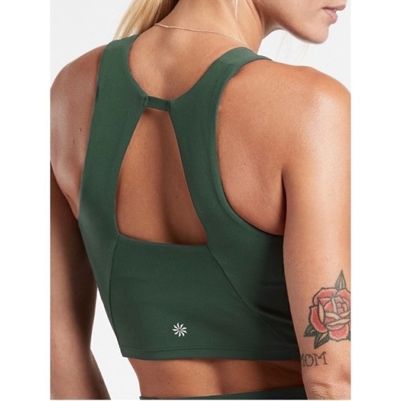 EUC - Athleta Conscious Crop Serene Green Camo - Size XL - Picture 3 of 6